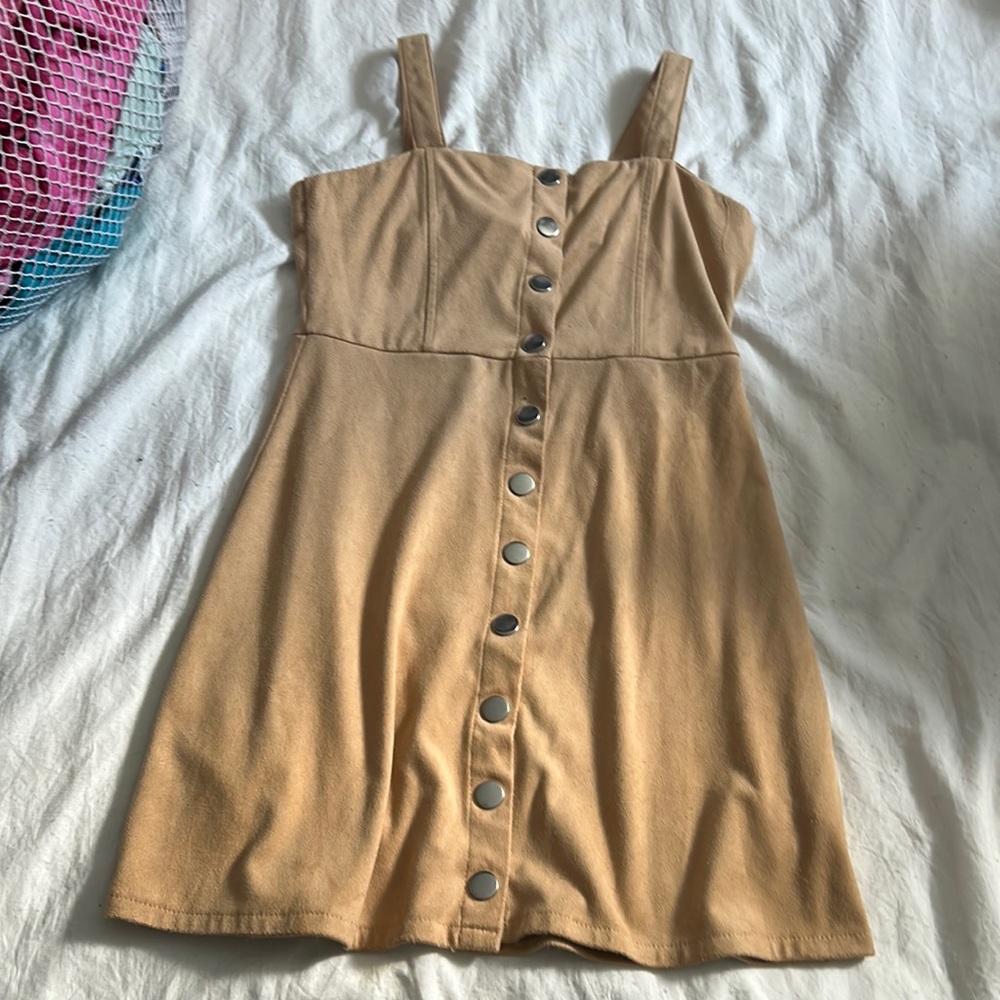 Girls Forever 21 fuzzy matte dress